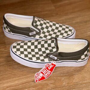 NWT Van's Classic Slip Ons in GrapeLeaf